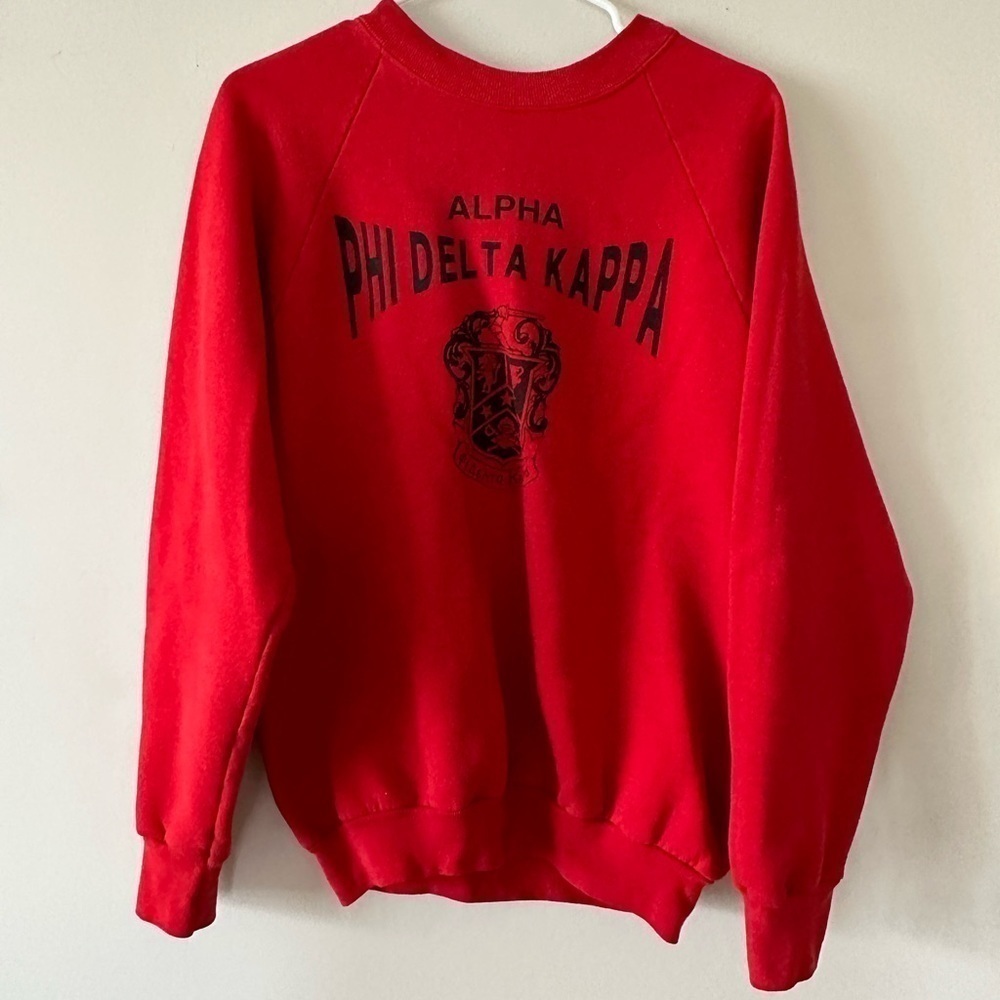 VTG Phi Delta Fruit of the Loom crewneck sweater S